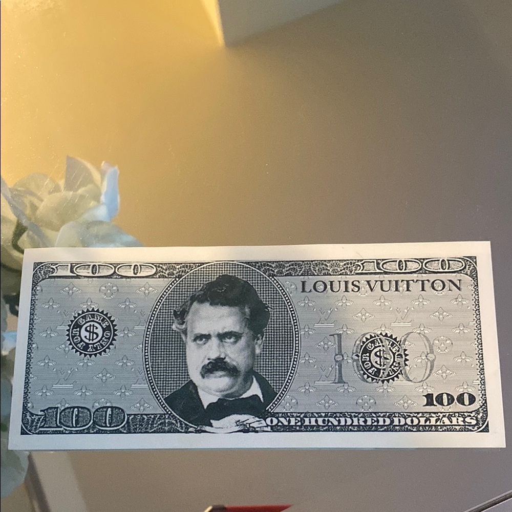Louis Vuitton For Game Only Novelty Bill